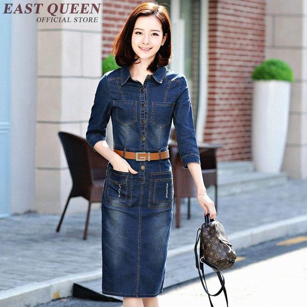 casual dresses denim dress simple loose lady shirt single breasted women summer fashion womens clothing with belt kk918 hz, Black;gray
casual dresses denim dress simple loose lady shirt single breasted women summer fashion womens clothing with belt kk918 hz, Black;gray