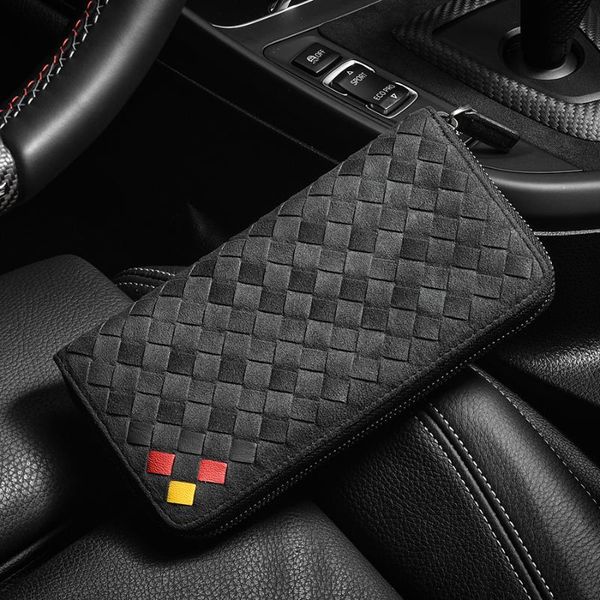 wallets men's wallet luxury suede woven long genuine leather zip purse brand design business high-grade clutch bag 2021 fashion spot, Red;black
wallets men's wallet luxury suede woven long genuine leather zip purse brand design business high-grade clutch bag 2021 fashion spot, Red;black