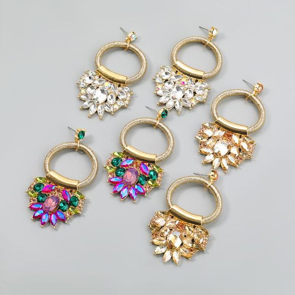 dangle & chandelier wholesale multicolored rhinestone drop earrings metal crystal hanging elegant irregular fine jewelry for women, Silver
dangle & chandelier wholesale multicolored rhinestone drop earrings metal crystal hanging elegant irregular fine jewelry for women, Silver