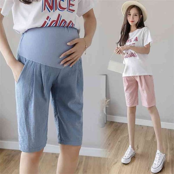 3130# summer thin cotton linen maternity half pants casual 1/2 short clothes for pregnant women pregnancy belly shorts 210918, White
3130# summer thin cotton linen maternity half pants casual 1/2 short clothes for pregnant women pregnancy belly shorts 210918, White