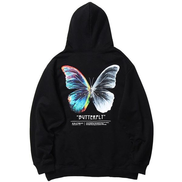 men's hoodies & sweatshirts 2021 men hip hop sweatshirt hoodie color butterfly streetwear harajuku pullover cotton fleece winter autumn, Black
men's hoodies & sweatshirts 2021 men hip hop sweatshirt hoodie color butterfly streetwear harajuku pullover cotton fleece winter autumn, Black
