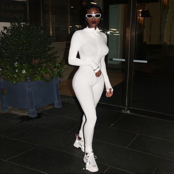solid color female slim push up fitness jumpsuits 2021 autumn winter women rompers full sleeve zipper turtleneck bodysuit, Black;white
solid color female slim push up fitness jumpsuits 2021 autumn winter women rompers full sleeve zipper turtleneck bodysuit, Black;white