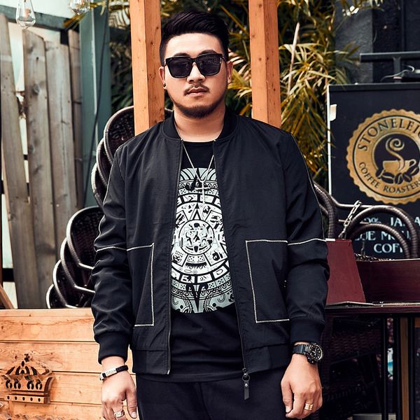 trendy fat plus-sized mens autumn new casual coat all-matching for fat people loose overweight man jacket, Black
trendy fat plus-sized mens autumn new casual coat all-matching for fat people loose overweight man jacket, Black