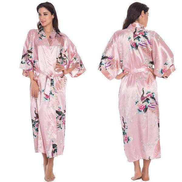 women's sleepwear nightgowns women sleep robes printed kimono chinese silk satin with belt wedding gift, Black;red
women's sleepwear nightgowns women sleep robes printed kimono chinese silk satin with belt wedding gift, Black;red