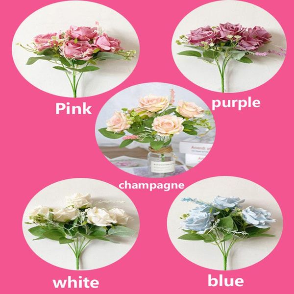 decorative flowers & wreaths 35 cm 5 heads rose silk peony artificial flower bouquet big fake for family wedding decoration indoor
decorative flowers & wreaths 35 cm 5 heads rose silk peony artificial flower bouquet big fake for family wedding decoration indoor
