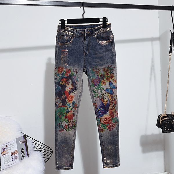 fashion print set women elasticity denim jacket coat long pencil pants two piece outfits female jeans 2pc streetwear coca, Blue
fashion print set women elasticity denim jacket coat long pencil pants two piece outfits female jeans 2pc streetwear coca, Blue
