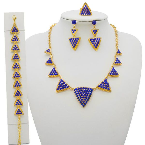 earrings & necklace fashion blue crystal set bridal jewelry sets for brides wedding party costume jewellery, Silver
earrings & necklace fashion blue crystal set bridal jewelry sets for brides wedding party costume jewellery, Silver