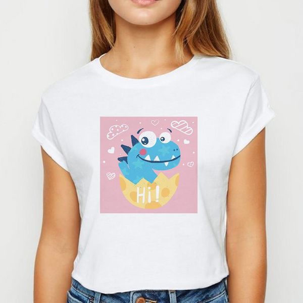 oversize dinosaur with broken shell tshirt women spring summer t shirt harajuku cute pink printing round neck t-shirt, White
oversize dinosaur with broken shell tshirt women spring summer t shirt harajuku cute pink printing round neck t-shirt, White
