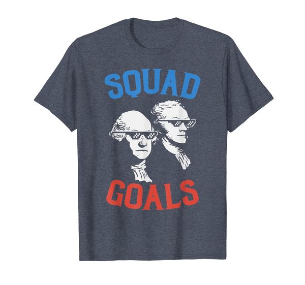 squad goals washington hamilton founding fathers 4th of july t-shirt, White;black
squad goals washington hamilton founding fathers 4th of july t-shirt, White;black