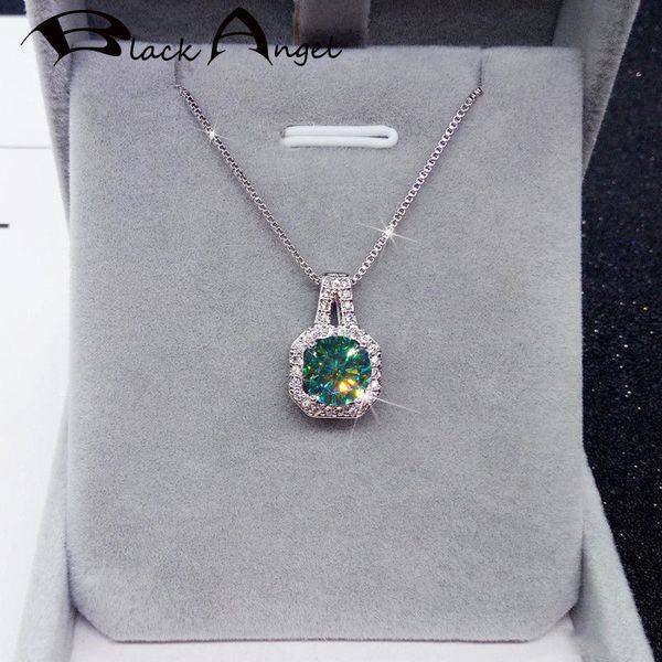 black angel new 925 sterling silver 2 carats luxury blue green gemstone zircon pendant necklace for women jewelry wedding gift q0531
black angel new 925 sterling silver 2 carats luxury blue green gemstone zircon pendant necklace for women jewelry wedding gift q0531