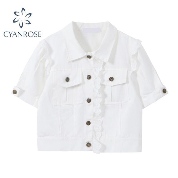 women's blouses & shirts cardigan white crop or for ladies trendy 2021 streetwear lapel elegant ruffle buttons casual ins top
women's blouses & shirts cardigan white crop or for ladies trendy 2021 streetwear lapel elegant ruffle buttons casual ins top