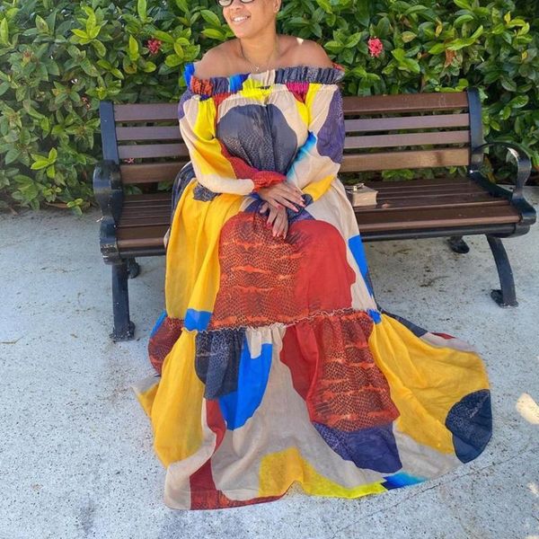 casual dresses 4xl 5xl plus size african maxi printed slash neck full sleeve floor length elegant evening night party club wear vestido, Black;gray
casual dresses 4xl 5xl plus size african maxi printed slash neck full sleeve floor length elegant evening night party club wear vestido, Black;gray