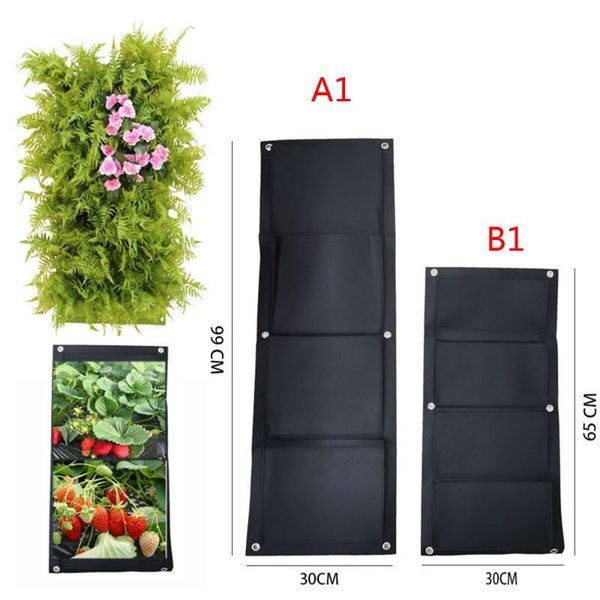 planters & pots 4 pockets wall hanging planting bag black vertical flower grow bags garden home supplies
planters & pots 4 pockets wall hanging planting bag black vertical flower grow bags garden home supplies