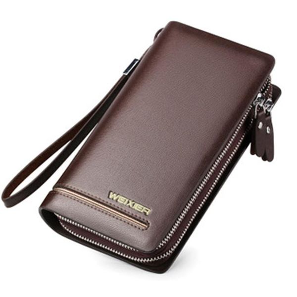 wallets vintage clutch men's long single and double zipper purse cartera hombre card wallet portomonee, Red;black
wallets vintage clutch men's long single and double zipper purse cartera hombre card wallet portomonee, Red;black