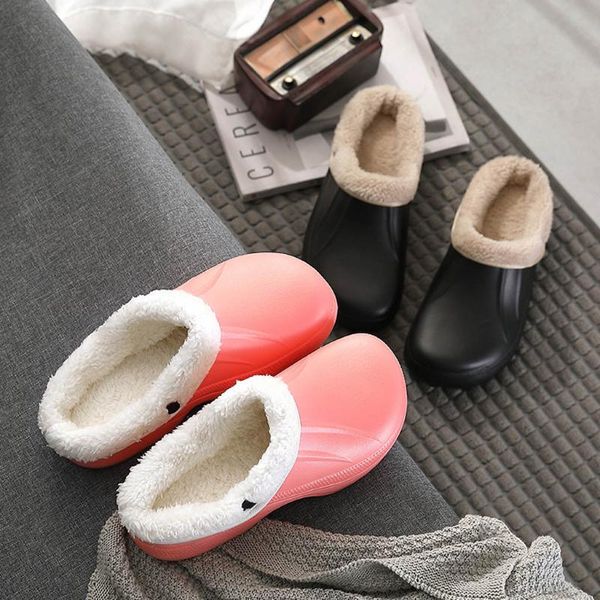slippers waterproof non-slip women's slipper shoes dirt-resistant pantufas adulto fall/winter indoor and outdoor, Black
slippers waterproof non-slip women's slipper shoes dirt-resistant pantufas adulto fall/winter indoor and outdoor, Black