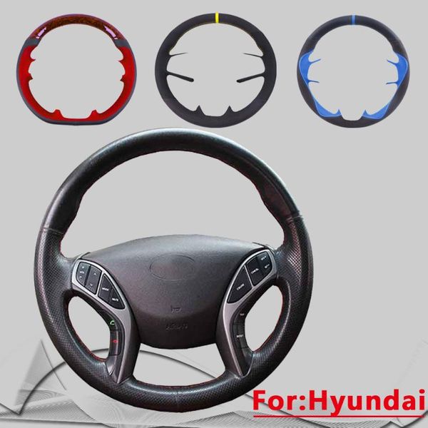 steering wheel covers customized diy car cover for elantra 3 sport avante i30 (tourer) black suede leather wrap
steering wheel covers customized diy car cover for elantra 3 sport avante i30 (tourer) black suede leather wrap