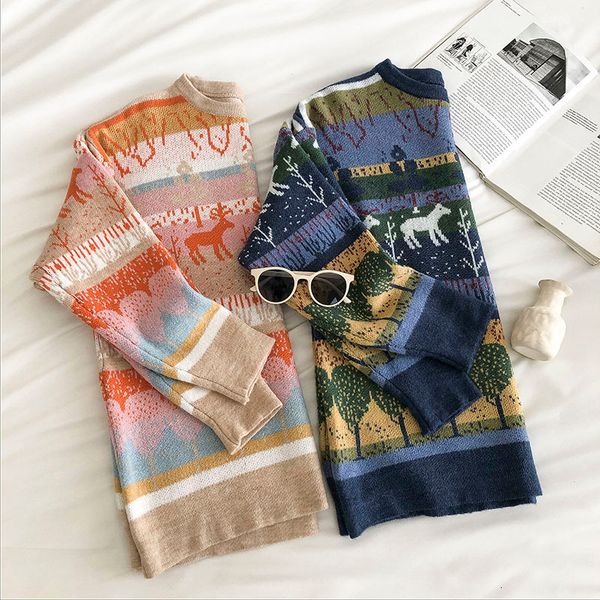 2021 women vintage oversize sweater new autumn winter long sleeve kawaii cartoons harajuku knitted sweaters women's pullover iw1f, White;black
2021 women vintage oversize sweater new autumn winter long sleeve kawaii cartoons harajuku knitted sweaters women's pullover iw1f, White;black