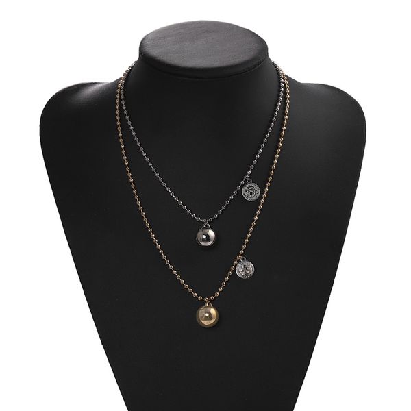 personality trendy alloy geometric women's necklace hip hop punk style jewelry, Silver
personality trendy alloy geometric women's necklace hip hop punk style jewelry, Silver