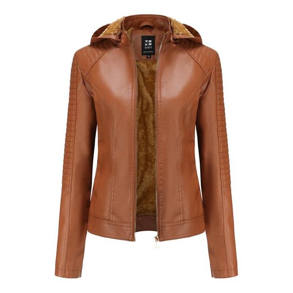 winter pu leather jacket fur lining women fashion motorcycle clothing black faux leather hooded coat female down jacket
winter pu leather jacket fur lining women fashion motorcycle clothing black faux leather hooded coat female down jacket