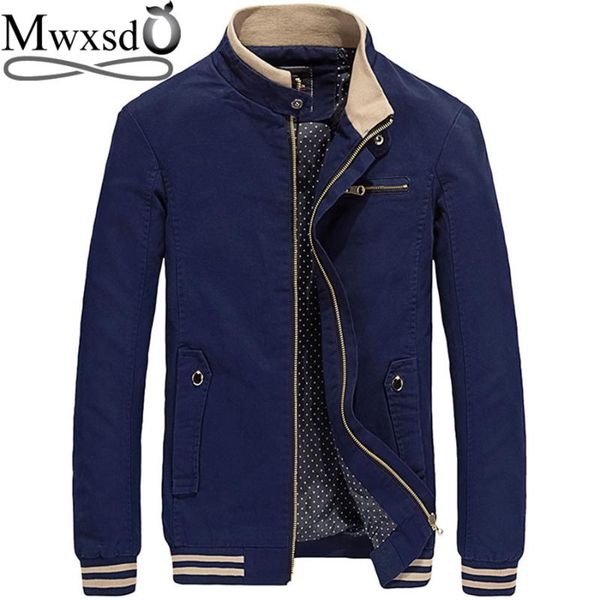 men's jackets mwxsd brand casual men slim fit cotton jacket autumn stander collar fashion zipper and coat homme jaqueta masculina, Black;brown
men's jackets mwxsd brand casual men slim fit cotton jacket autumn stander collar fashion zipper and coat homme jaqueta masculina, Black;brown
