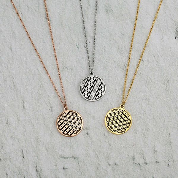 wholesale flower of life pendant necklace 2cm round stainlsteel chain as valentine's day gift x0707, Silver
wholesale flower of life pendant necklace 2cm round stainlsteel chain as valentine's day gift x0707, Silver