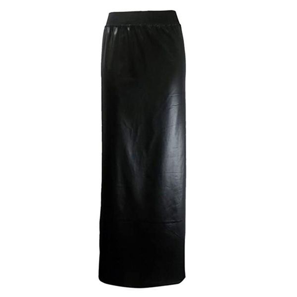 plus size skinny ankle length skirt women holographic slim fit maxi skirt laser fabric performance faux leather long bottoms 210315, Black
plus size skinny ankle length skirt women holographic slim fit maxi skirt laser fabric performance faux leather long bottoms 210315, Black
