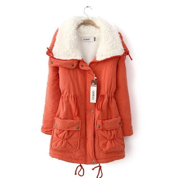 women's down & parkas 2021 sweet winter warm women jackets quilted lamb wool parka slim thin overcoats korea style, Black
women's down & parkas 2021 sweet winter warm women jackets quilted lamb wool parka slim thin overcoats korea style, Black