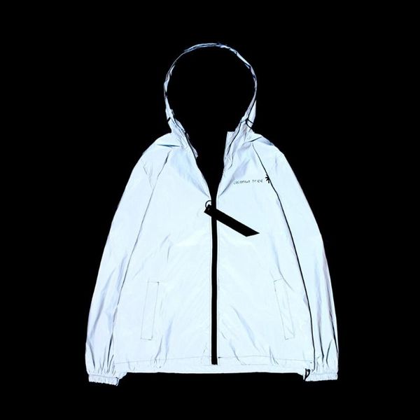 men's jackets full reflective jacket men / women harajuku windbreaker hooded hip-hop streetwear night shiny zipper coats z0812, Black;brown
men's jackets full reflective jacket men / women harajuku windbreaker hooded hip-hop streetwear night shiny zipper coats z0812, Black;brown