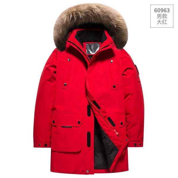 men's down & parkas 2022 white duck down men's thickened hooded fur collar warm large casual coat outdoor cold proof et, Black
men's down & parkas 2022 white duck down men's thickened hooded fur collar warm large casual coat outdoor cold proof et, Black
