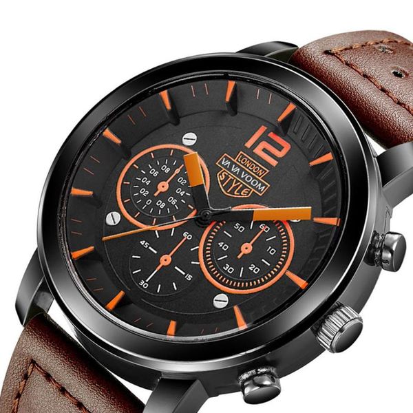 wristwatches men's sports and leisure outdoor breathable watchband stone english european american watch, Slivery;brown
wristwatches men's sports and leisure outdoor breathable watchband stone english european american watch, Slivery;brown
