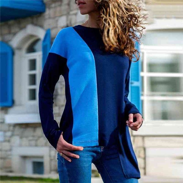 spring autumn womens patchwork sweater casual loose pullover o-neck long sleeve thin sweater ladies pull femme, White;black
spring autumn womens patchwork sweater casual loose pullover o-neck long sleeve thin sweater ladies pull femme, White;black
