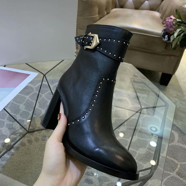 boots women solid color genuine leather high heel female boot shoes casual anti slip comfortable, Black
boots women solid color genuine leather high heel female boot shoes casual anti slip comfortable, Black
