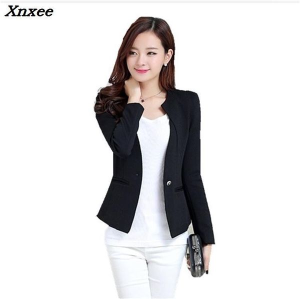 women's suits & blazers women slim blazer coat casual jacket long sleeves single breasted suit autumn ladies feminino formal work wear, White;black
women's suits & blazers women slim blazer coat casual jacket long sleeves single breasted suit autumn ladies feminino formal work wear, White;black
