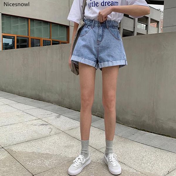 women's shorts 2021 summer high waist denim women casual loose ladies fashion plus size elastic wide leg short jeans female, White;black
women's shorts 2021 summer high waist denim women casual loose ladies fashion plus size elastic wide leg short jeans female, White;black