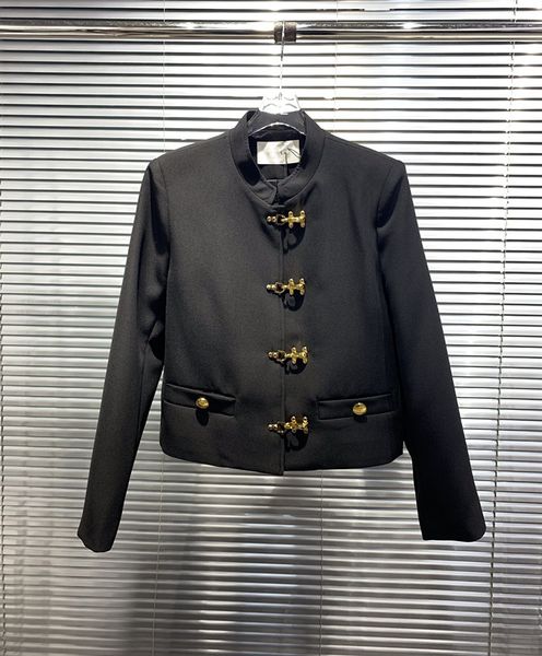 autumn winter temperament coat, Black;brown