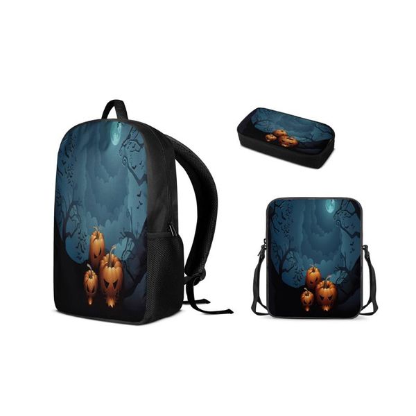 school bags customizable children's schoolbag 3-piece backpack halloween shoulder bag pencil
school bags customizable children's schoolbag 3-piece backpack halloween shoulder bag pencil