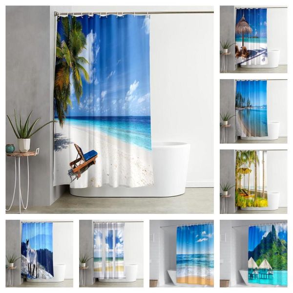 shower curtains 3d printing beach scenery realistic bath curtain waterproof fabric machine washable bathroom hook accessories
shower curtains 3d printing beach scenery realistic bath curtain waterproof fabric machine washable bathroom hook accessories