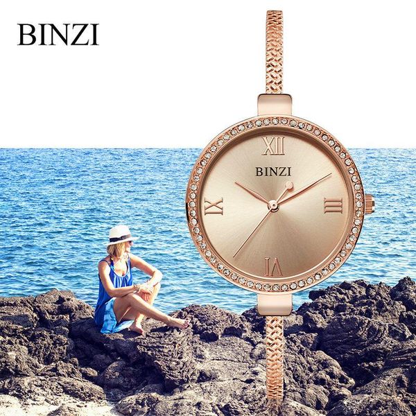 wristwatches luxury watch women binzi brand rose gold ladies wrist watches stainless steel female rhinestone clock relogio feminino, Slivery;brown
wristwatches luxury watch women binzi brand rose gold ladies wrist watches stainless steel female rhinestone clock relogio feminino, Slivery;brown