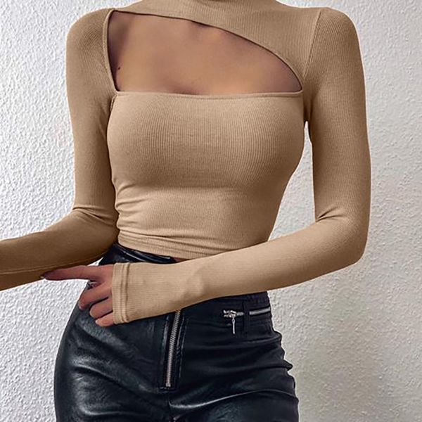 women's t-shirt korean fashion summer hollow o-neck long sleeve mujer soild color ladies clubwear haut femme women 2021, White
women's t-shirt korean fashion summer hollow o-neck long sleeve mujer soild color ladies clubwear haut femme women 2021, White
