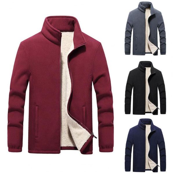 men winter long sleeve warm soft coat double-sided plush large jacket outwear, Black;brown
men winter long sleeve warm soft coat double-sided plush large jacket outwear, Black;brown