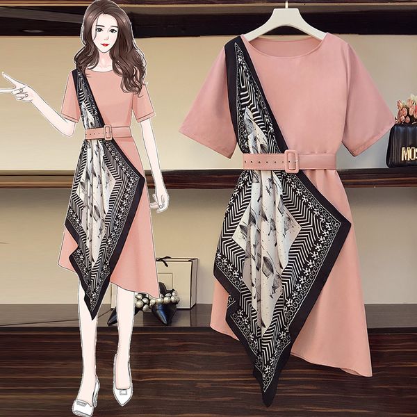 big plus size 5xl black pink t-shirt smart elegant dress shredded clothes with a belt q0st, Black;gray
big plus size 5xl black pink t-shirt smart elegant dress shredded clothes with a belt q0st, Black;gray