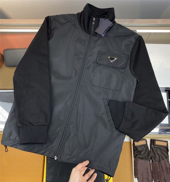 brand coats and parkas stand collar mens designer jacket classic triangle fashion windbreaker long sleeve outdoor, Black;brown
brand coats and parkas stand collar mens designer jacket classic triangle fashion windbreaker long sleeve outdoor, Black;brown