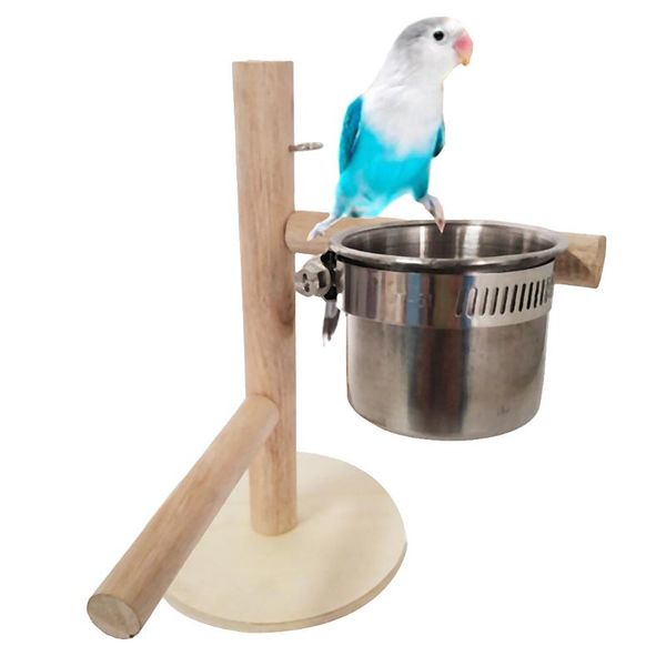 1 pcs bird training stand toys wood rotatable parrot play gym stand bird toy with feeding cup
1 pcs bird training stand toys wood rotatable parrot play gym stand bird toy with feeding cup