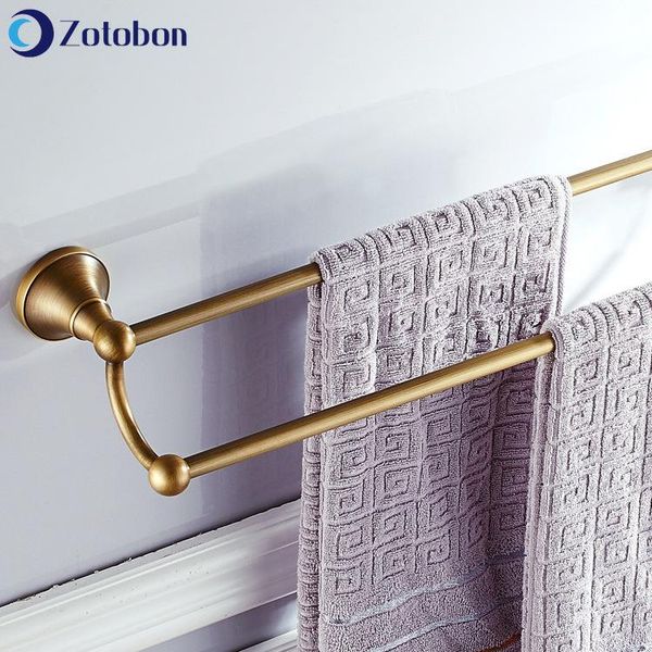zotobon 60cm length brass wall mounted towel rack double towel bars bathroom hardware pendant chrome holder shelf f201
zotobon 60cm length brass wall mounted towel rack double towel bars bathroom hardware pendant chrome holder shelf f201
