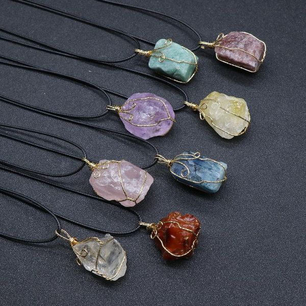 chains irregular natural stone wire wrap aventurine amethysts pink quartz crystal reiki healing necklace, Silver
chains irregular natural stone wire wrap aventurine amethysts pink quartz crystal reiki healing necklace, Silver