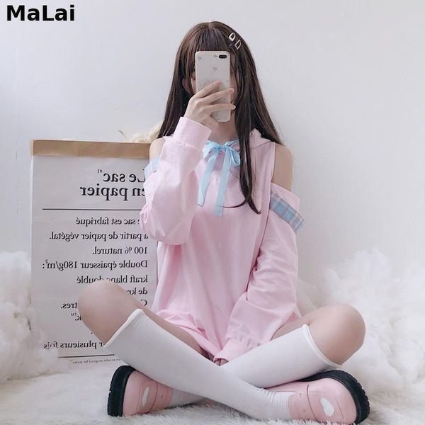 casual dresses pink kawaii dress soft girl japanese cute lazy style 2021 autumn women's hooded loose off the shoulder mini, Black;gray
casual dresses pink kawaii dress soft girl japanese cute lazy style 2021 autumn women's hooded loose off the shoulder mini, Black;gray
