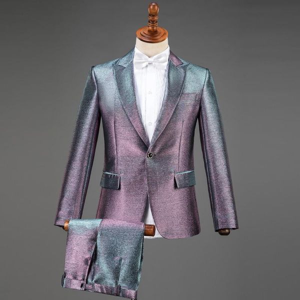men's suits & blazers colorful sequin men suit set with bow tie 2021 fashion glitter mens 3 piece groom party prom stage costume, White;black
men's suits & blazers colorful sequin men suit set with bow tie 2021 fashion glitter mens 3 piece groom party prom stage costume, White;black