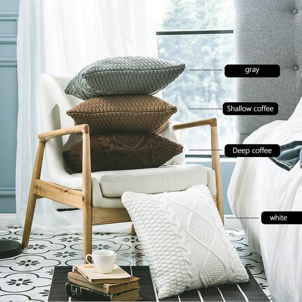 cushion/decorative pillow white knit cushion cover vintage solid color yellow blue pink coffee case 45cm*45cm zip open home decoration cojin
cushion/decorative pillow white knit cushion cover vintage solid color yellow blue pink coffee case 45cm*45cm zip open home decoration cojin