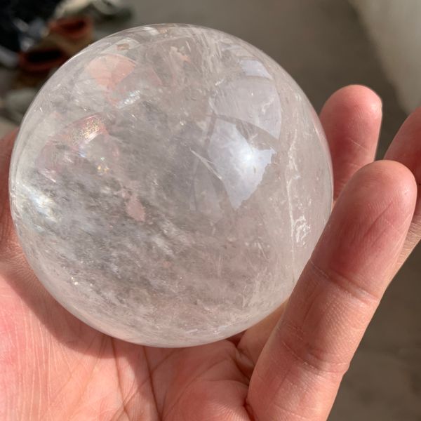 natural rainbow clear quartz crystal sphere ball healing gemstone, Black
natural rainbow clear quartz crystal sphere ball healing gemstone, Black