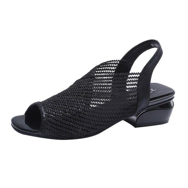 sandals 2021 women fashion thick heel peep toe women's shoes mesh breathable ladies plus size girls summer sandal, Black
sandals 2021 women fashion thick heel peep toe women's shoes mesh breathable ladies plus size girls summer sandal, Black